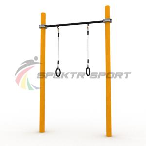 Купить Турник классический для занятий Воркаут с кольцами SP WRK-07 + Rings_76mm в Краснокамске 